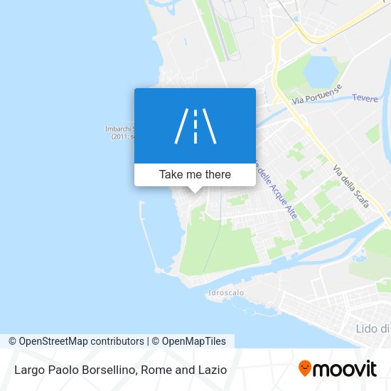 Largo Paolo Borsellino map