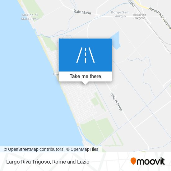 Largo Riva Trigoso map