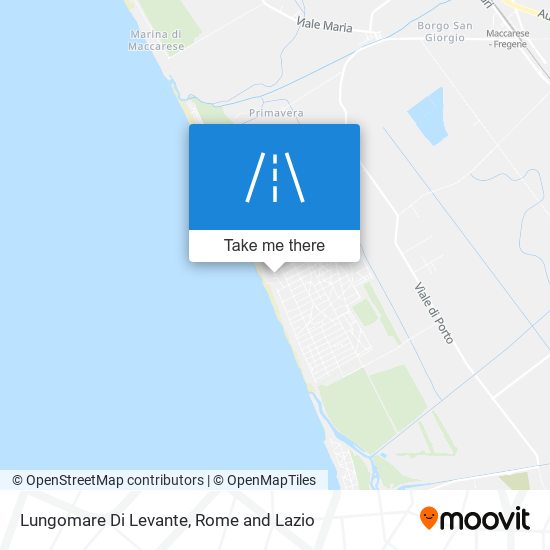 Lungomare Di Levante map