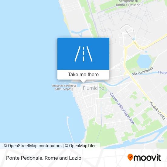 Pedestrian Bridge map