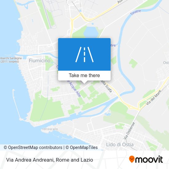 Via Andrea Andreani map
