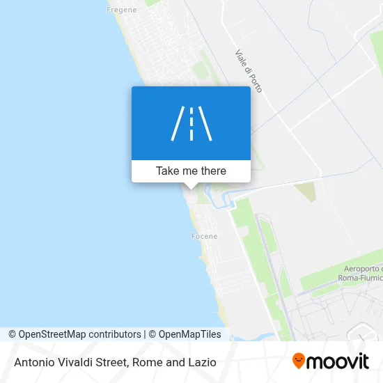 Antonio Vivaldi Street map