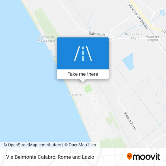 Belmonte Calabro Street map