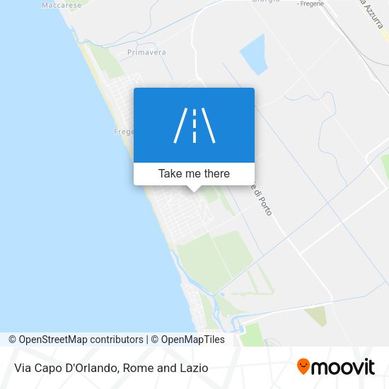 Via Capo D'Orlando map