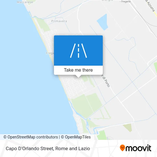 Capo D'Orlando Street map