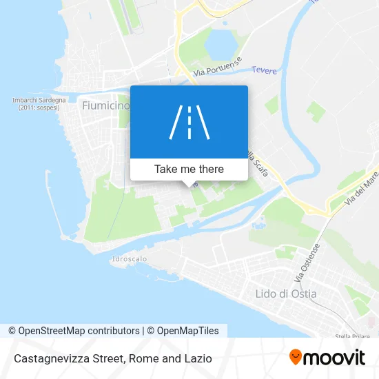 Castagnevizza Street map