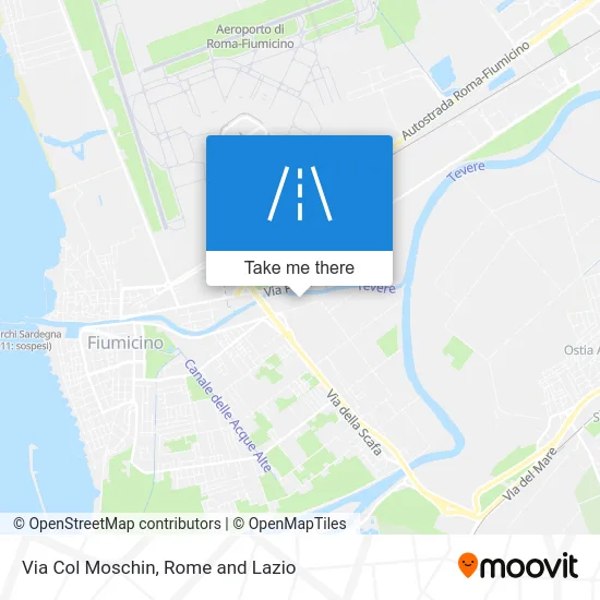 Col Moschin Street map