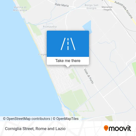 Corniglia Street map
