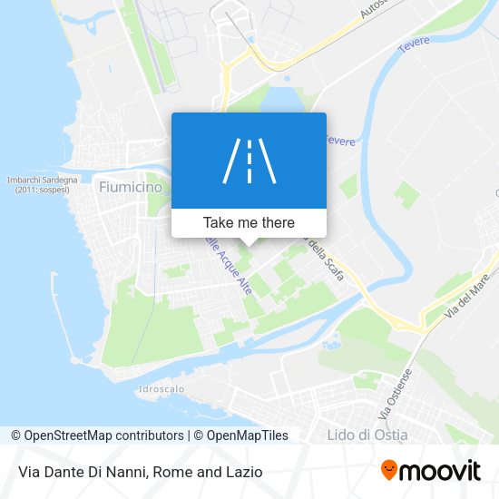 Via Dante Di Nanni map
