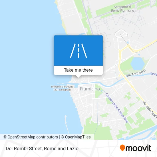 Dei Rombi Street map