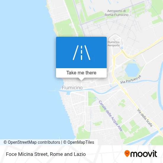 Foce Micina Street map
