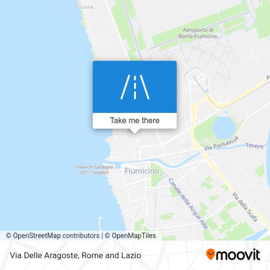 Via Delle Aragoste map