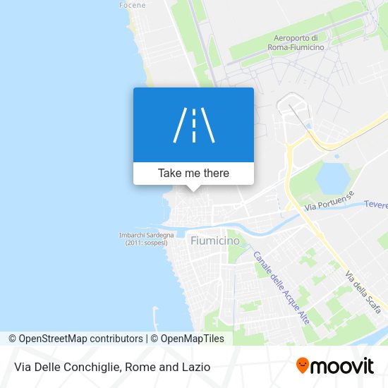 Via Delle Conchiglie map