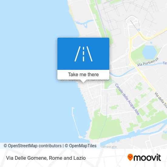 Delle Gomene Street map