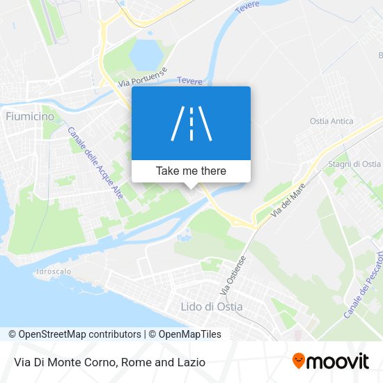 Via Di Monte Corno map