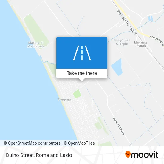 Duino Street map