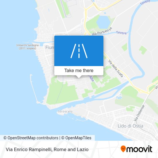 Via Enrico Rampinelli map