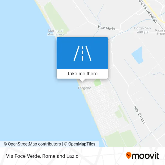 Foce Verde Street map