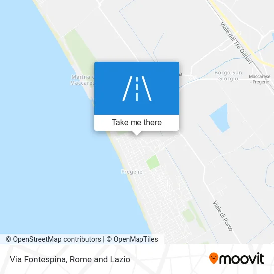Fontespina Street map