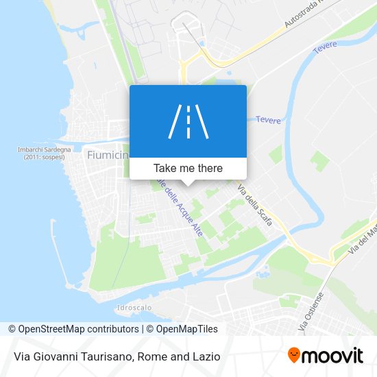 Via Giovanni Taurisano map