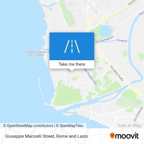 Giuseppe Manzelli Street map