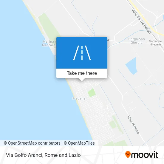 Gulf of Aranci Street map