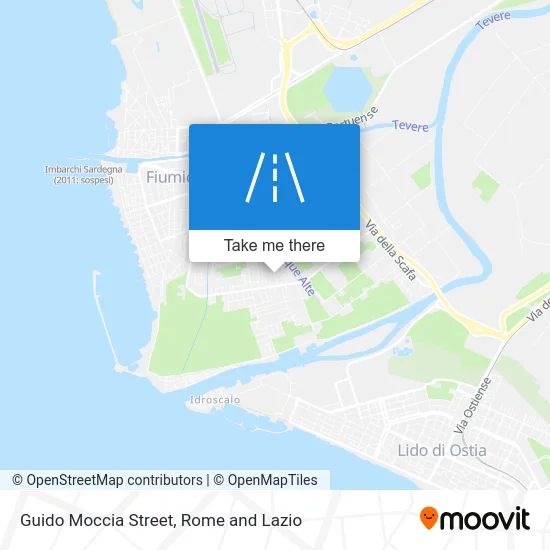 Guido Moccia Street map