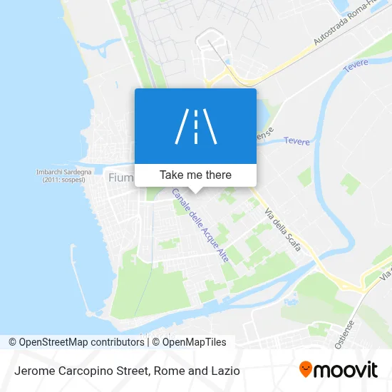 Jerome Carcopino Street map