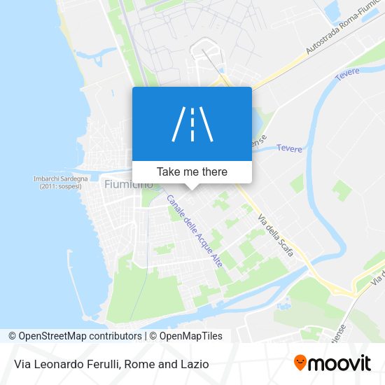Via Leonardo Ferulli map