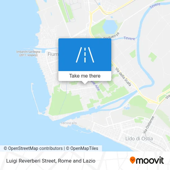 Luigi Reverberi Street map