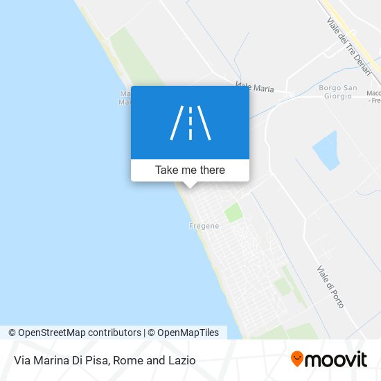Via Marina Di Pisa map