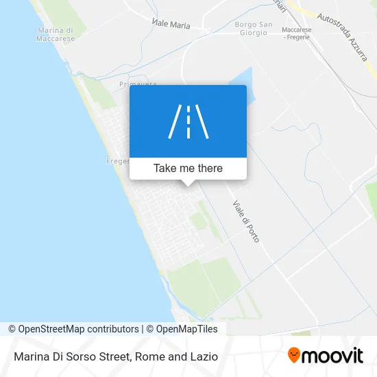 Marina Di Sorso Street map