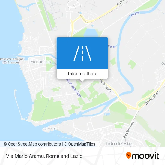 Mario Aramu Street map