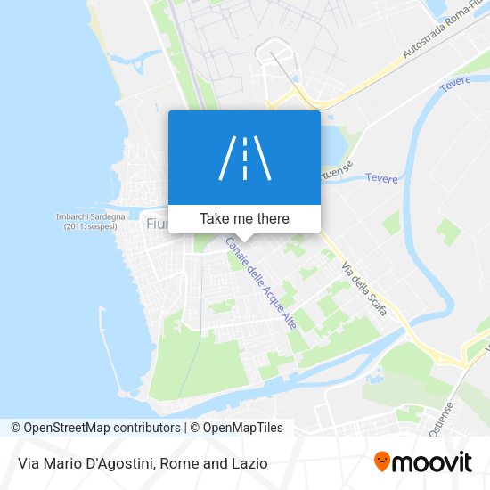 Via Mario D'Agostini map