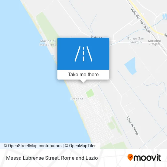 Massa Lubrense Street map