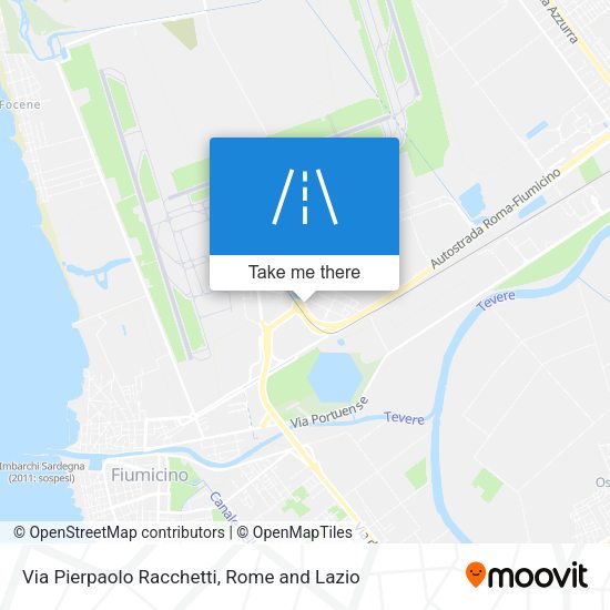 Via Pierpaolo Racchetti map