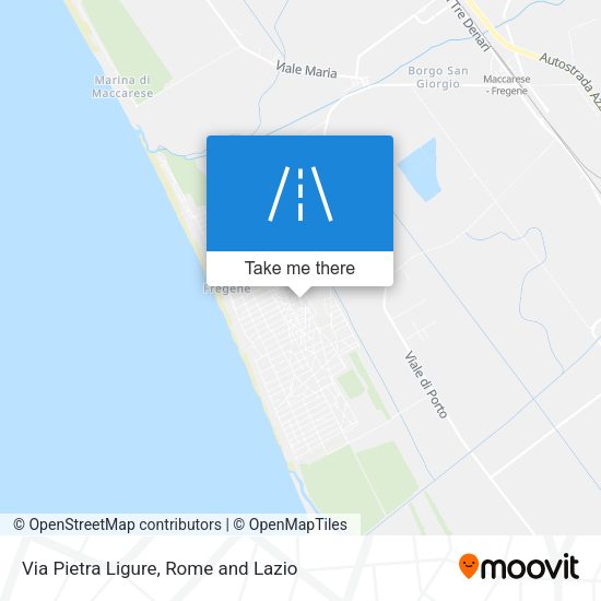 Via Pietra Ligure map