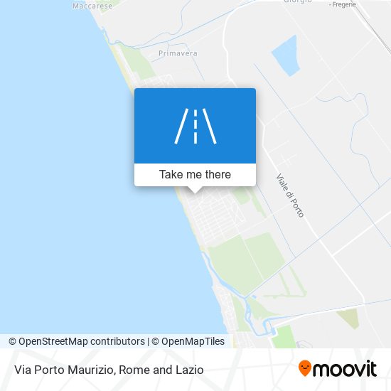 Via Porto Maurizio map