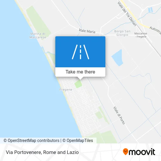 Portovenere Street map