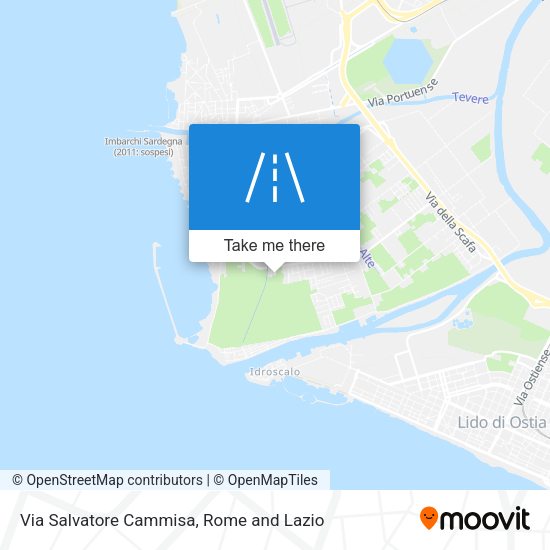 Via Salvatore Cammisa map