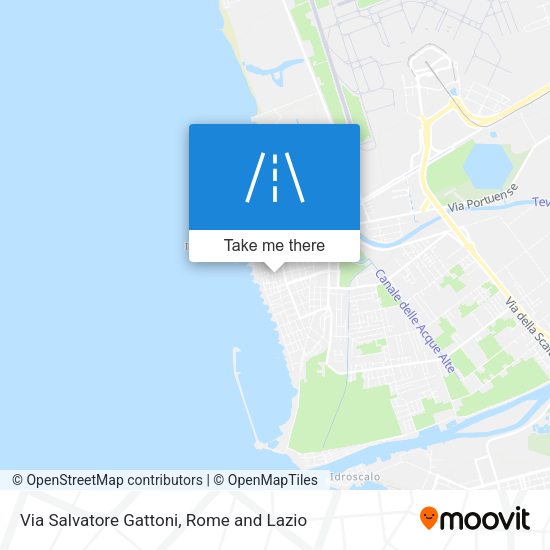 Via Salvatore Gattoni map