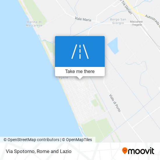 Via Spotorno map