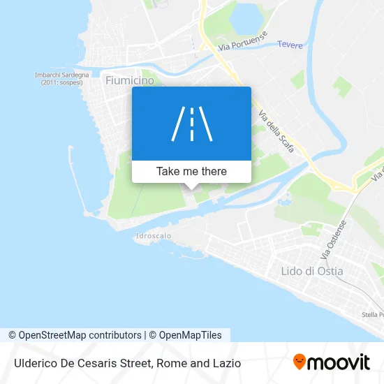 Ulderico De Cesaris Street map
