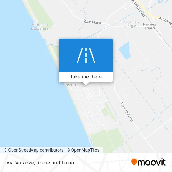 Varazze Street map