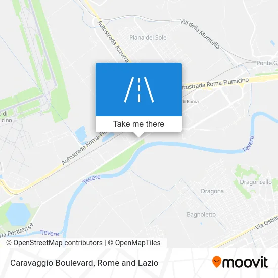 Caravaggio Boulevard map