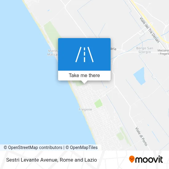 Sestri Levante Avenue map
