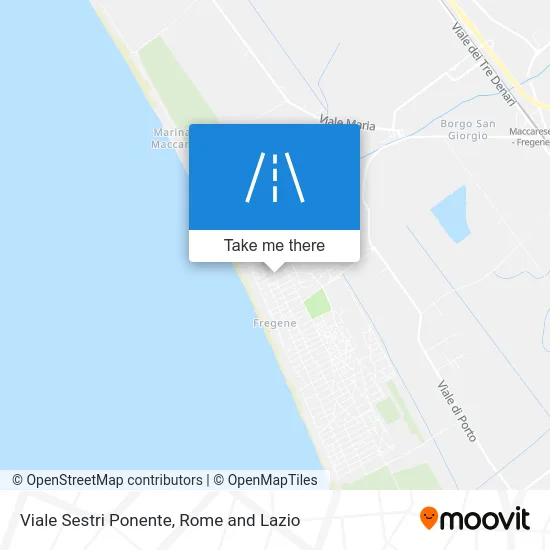 Sestri Ponente Avenue map