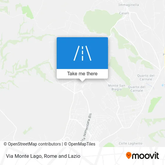 Monte Lago Street map