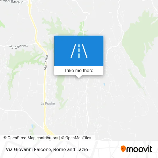 Giovanni Falcone Street map
