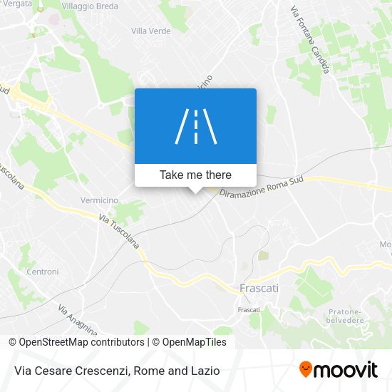 Via Cesare Crescenzi map